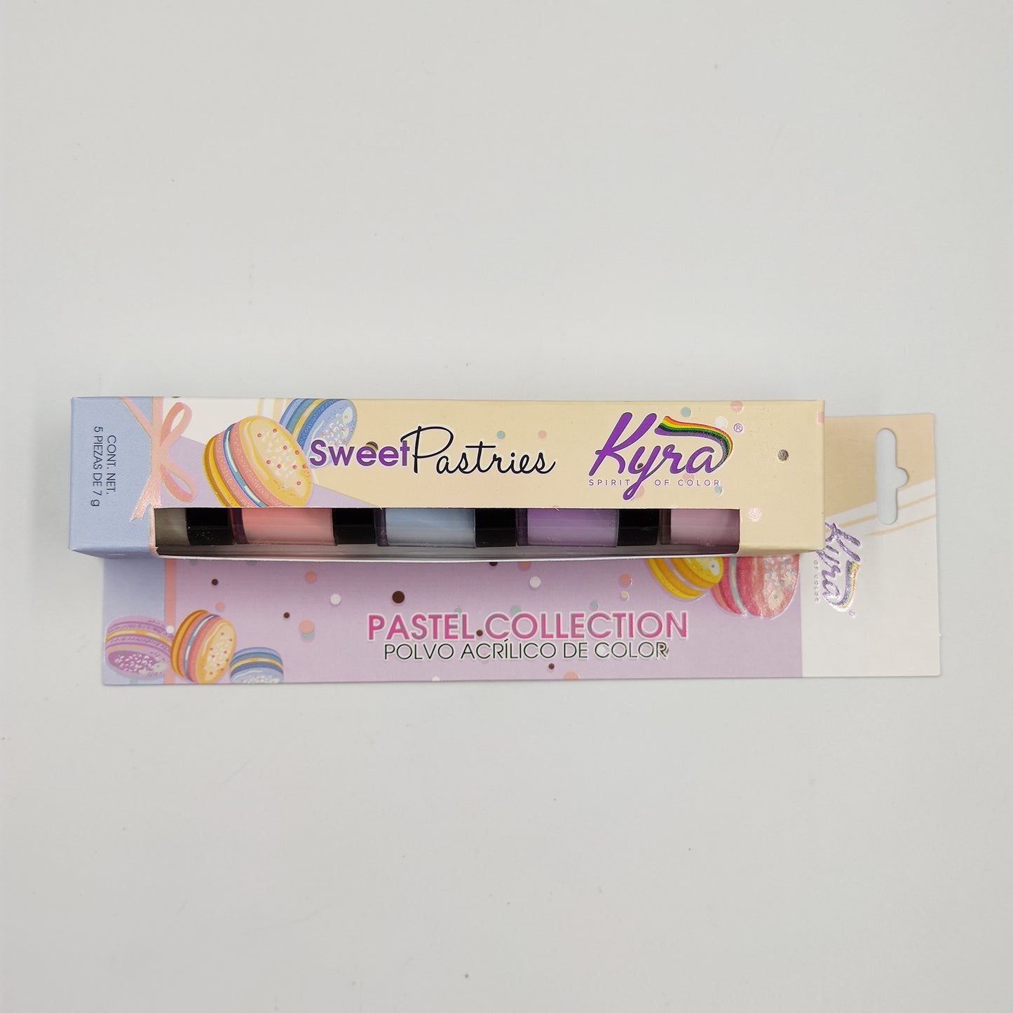 Colección Kyra Sweet Pastries Acrílico 7gr 5pzs