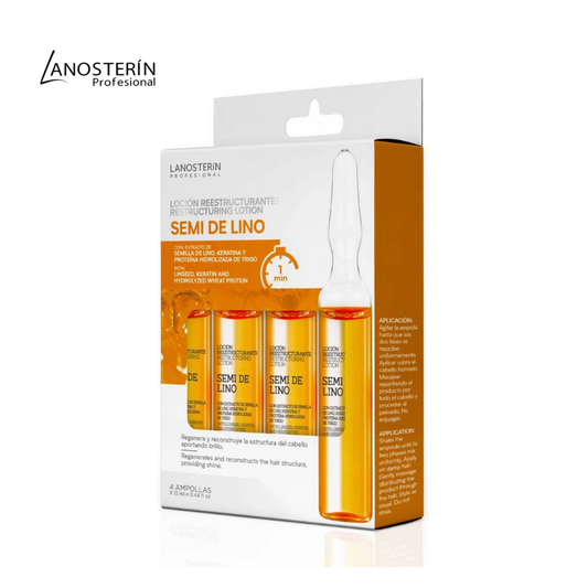 Lanosterin Ampolla Semi de Lino Restructurante 4 unidades